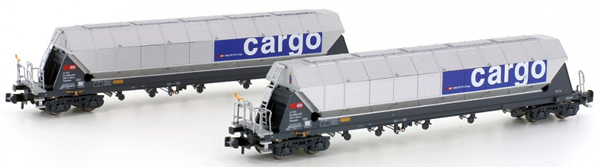 Kato HobbyTrain Lemke H23465 - 2pc Frieght Car Set Tagnppss Zuckerwagen - Cargo